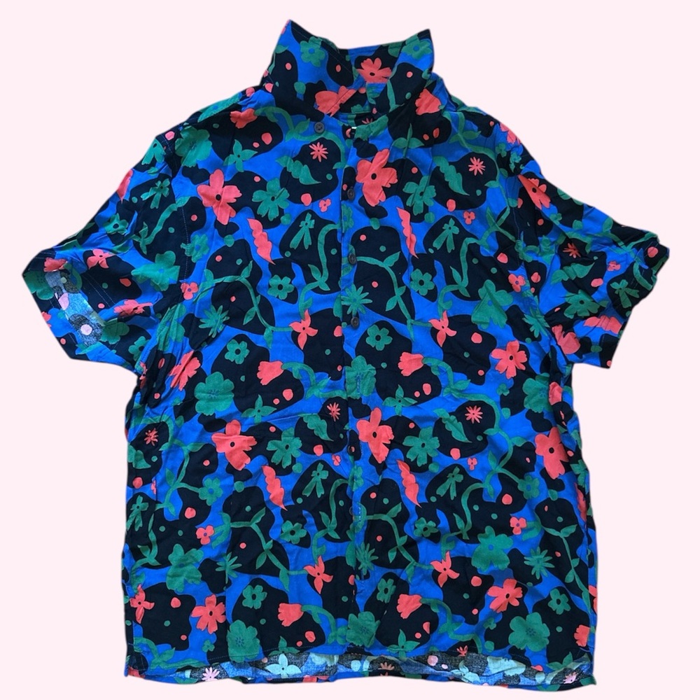 Floral Button Down Shirt